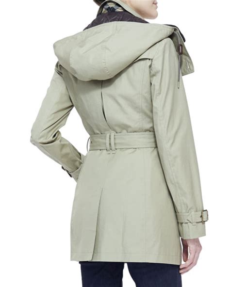 burberry brit raincoat with removable warmer